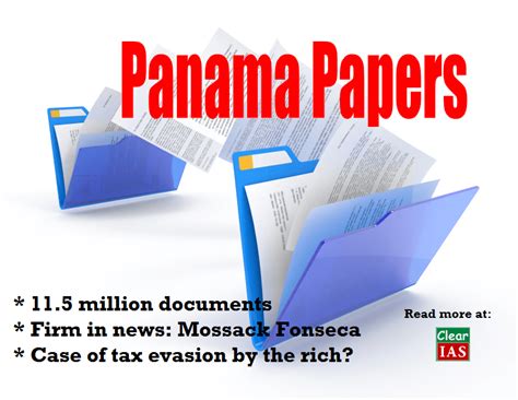 Panama Papers: Case of Tax Evasion by the Rich? - ClearIAS