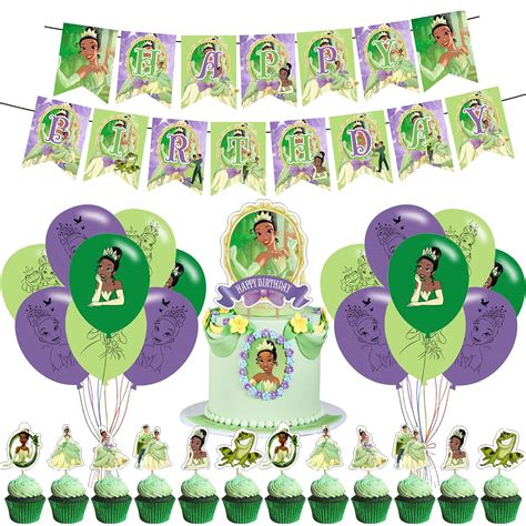 Buy Princess Tiana Party Supplies,Princess and the Frog Tiana Party Decorations,,Princess and ...