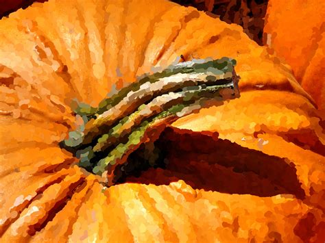 Impressionist Pumpkin Free Stock Photo - Public Domain Pictures