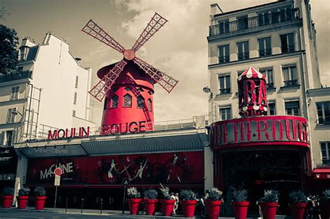 HD wallpaper: Moulin Rouge, Vintage, sky, no people, low angle view, metal | Wallpaper Flare