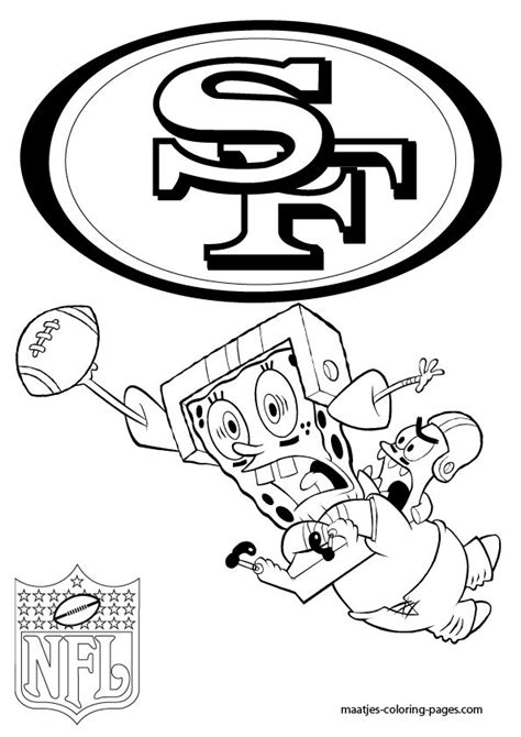 More San Francisco 49ers coloring pages on: maatjes-coloring-pages.com | Football coloring pages ...