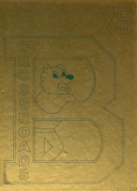 1975 yearbook from Brooke High School from Wellsburg, West Virginia