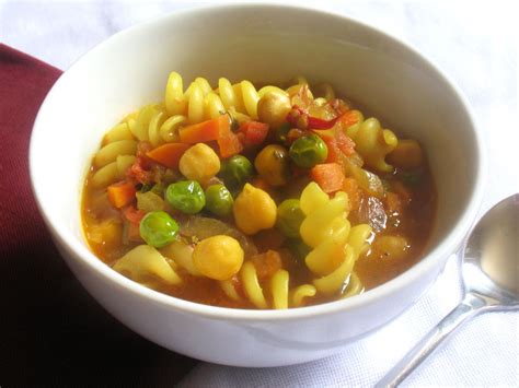 Summery Tomato Soup with Pasta and Chickpeas | Lisa's Kitchen | Vegetarian Recipes | Cooking ...