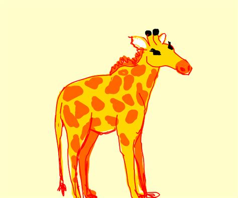 Giraffe with short neck - Drawception