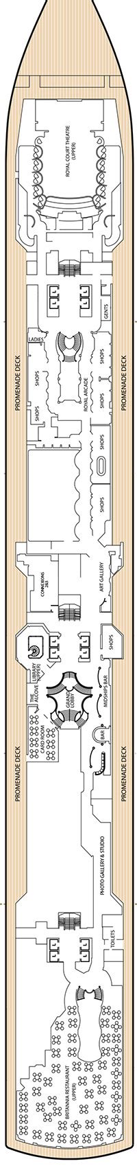 Cunard Queen Elizabeth Deck Plans