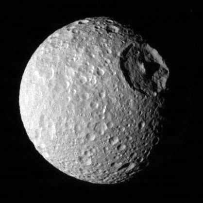 Did you know that Saturn's moon Mimas looks surprisingly like the ...