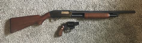 High Standard model 200 made in 1970 and S&W model 10-5 made in 1968 : r/Shotguns