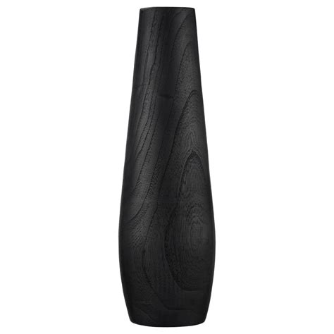 Black Wood Floor Vase | Bouclair