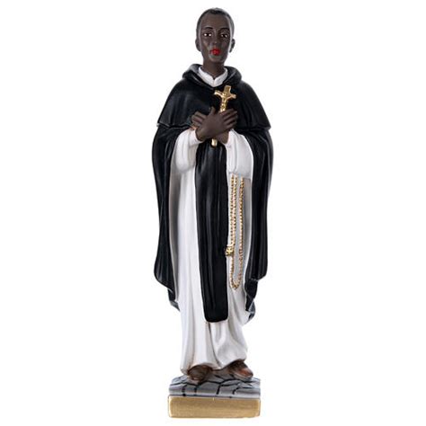 St. Martin de Porres Plaster Statue, 40 cm | online sales on HOLYART.com