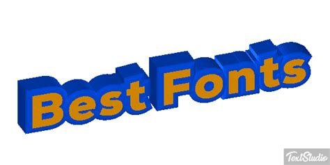 Best Fonts Font Animated GIF Logo Designs