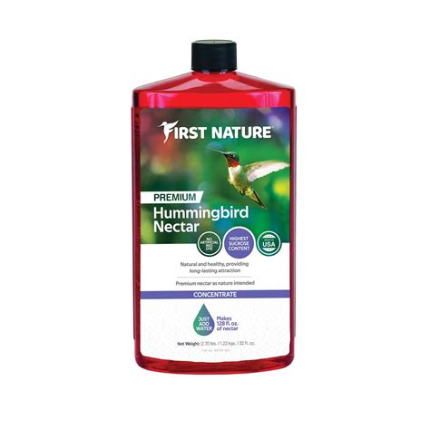 32 oz Red Hummingbird Nectar Concentrate - First Nature