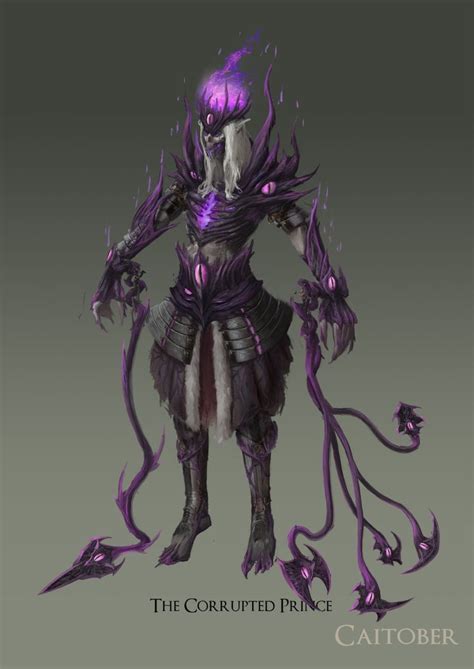 Character Design - The Corrupted Prince by Benjamin De La Torre | Concept art, Character design ...