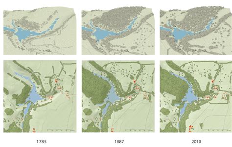 GIS-based reconstructions of Stourhead landscape garden (Wiltshire, UK ...