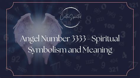 Angel Number 3333 - Spiritual Symbolism and Meaning