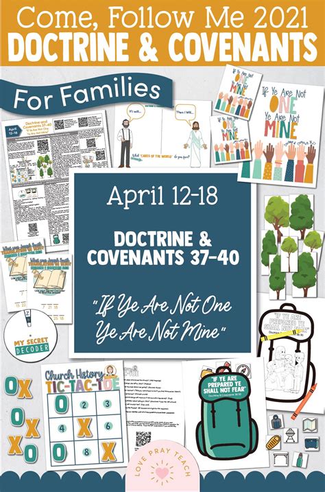 Come, Follow Me—For Individuals and Families: Doctrine And Covenants 2021, April Week 3 Doctrine ...