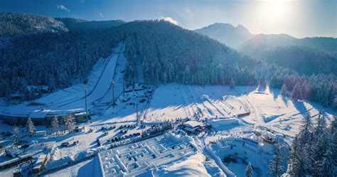 Winter in Zakopane - beautiful city in Tatras mountains