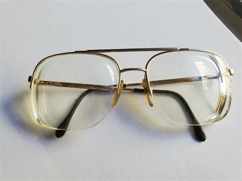 Vintage 1970s/1980s oversized gold wire aviator frames | Eyeglass ...