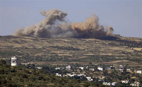 Israel Strikes Syria After Projectile Lands In Golan Heights