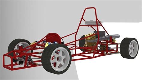 Race Car Tubular Chassis - Autodesk Inventor, STL, STEP ... | Lotus 7, Tubular, Race cars