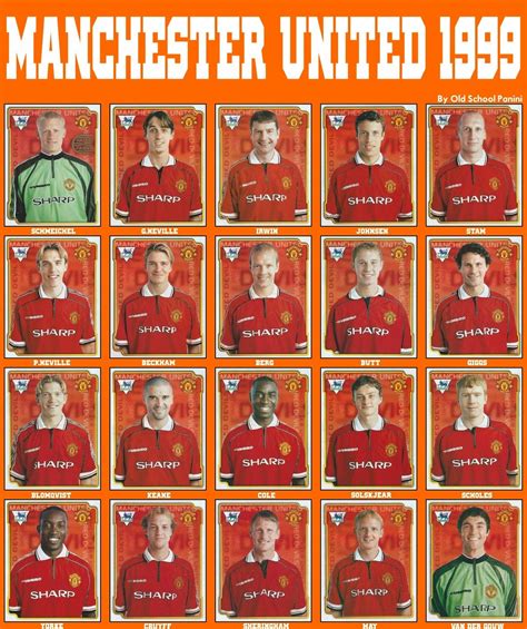 Old School Panini: Manchester Utd vs Bayern München in 1999 | Manchester united team, Manchester ...