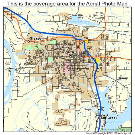 Aerial Photography Map of Conway, AR Arkansas