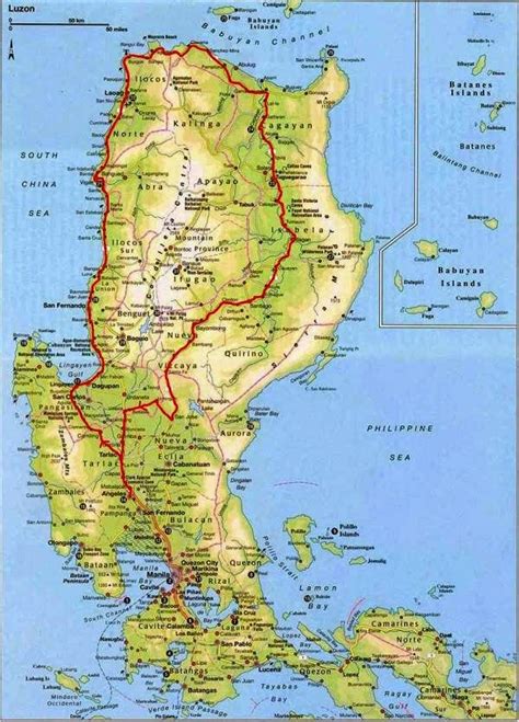 Main city map Philippines Luzon Island. | Philippine map, Luzon, Philippines cities