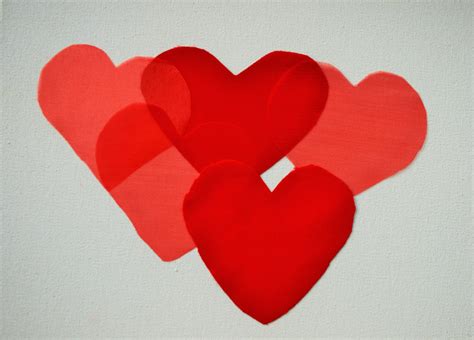Cluster Of Red Hearts Free Stock Photo - Public Domain Pictures