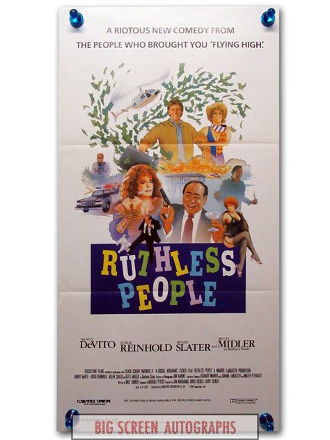 Ruthless People Australian movie poster | Big Screen Autographs