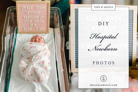 How To Take Your Own DIY Hospital Newborn Photos | Tips & Advice