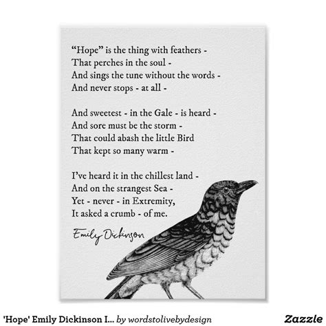 Hope poem by emily dickinson - pasasource