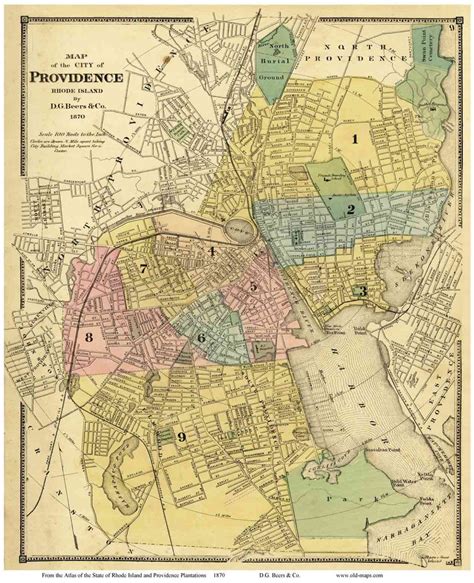 Providence City 1870 Map Homeowners Names Custom Reprint - Etsy | Map ...