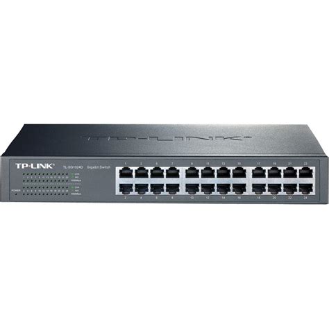 TP-LINK 24-Port Gigabit Desktop/Rackmount Switch-TL-SG1024D - The Home Depot