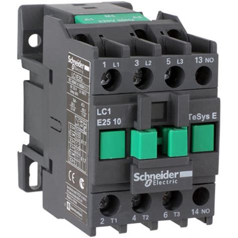 Power Contactor 12 Amp 1NO LC1E1210N7, Coil 415VAC, Schneider Electric