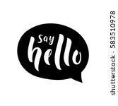 Hello Clip Art Text Free Stock Photo - Public Domain Pictures