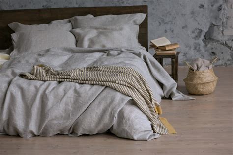 Linen Duvet Cover Linen Bedding Set Natural Linen Duvet - Etsy UK