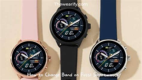 How to Change Band on Fossil Smartwatch