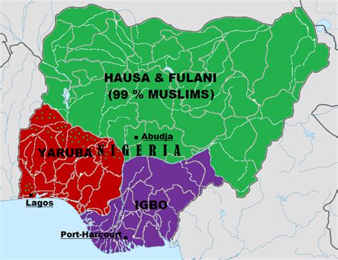 File:Religius and Ethnic map of Nigeria.png - Wikipedia, the free ...