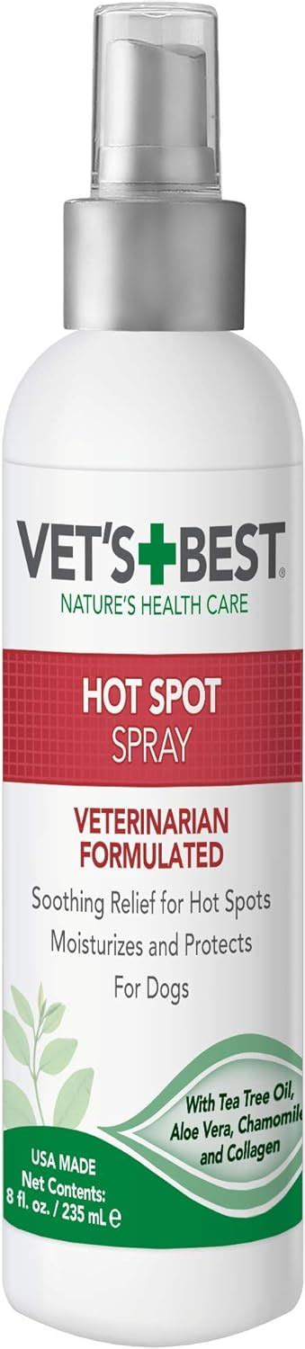 Amazon.com : Vet’s Best Dog Hot Spot Itch Relief Spray | Relieves Dog ...