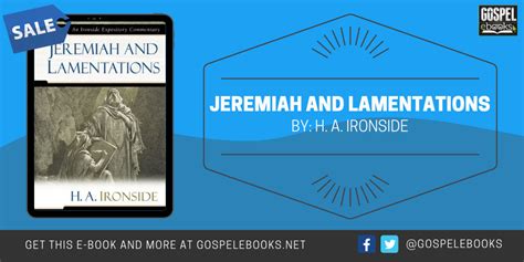 Jeremiah and Lamentations (Ironside Expository Commentaries) | Gospel ...