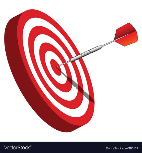 Bullseye Royalty Free Vector Image - VectorStock