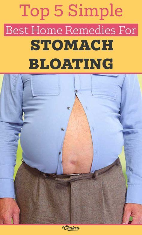 Top 5 best and simple home remedies for stomach bloating. | Bloated stomach, Bloating remedies ...