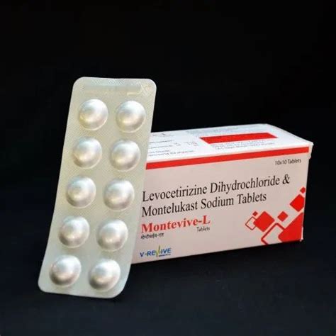 Montevive L Levocetirizine Dihydrochloride and Montelukast Sodium ...