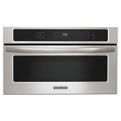 KitchenAid KBHS179BSS 1.4 cu. ft. 900-Watt 27" Built-in Microwave w ...