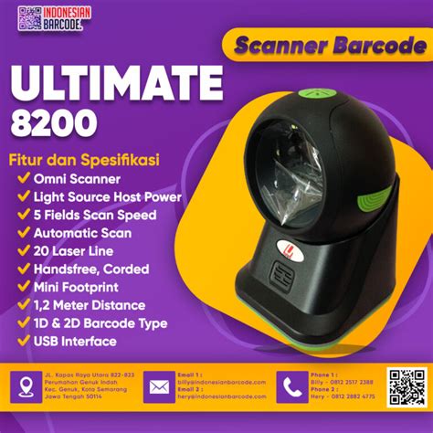 ULTIMATE 8200 SCANNER BARCODE Indonesian Barcode