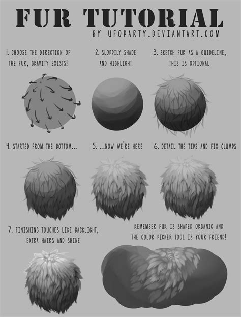 Ufoparty's Fur Tutorial! by gloomyguts on DeviantArt