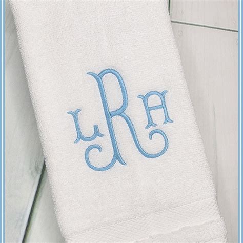 Monogram Hand Towel - Etsy