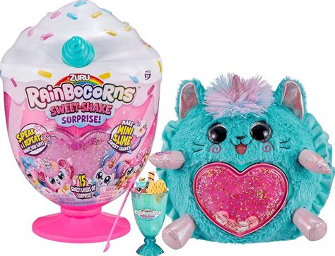 Rainbocorns Sweet Shake Surprise – Peluche de 13 Pulgadas con Aroma a Gatito – más de 15 Capas ...