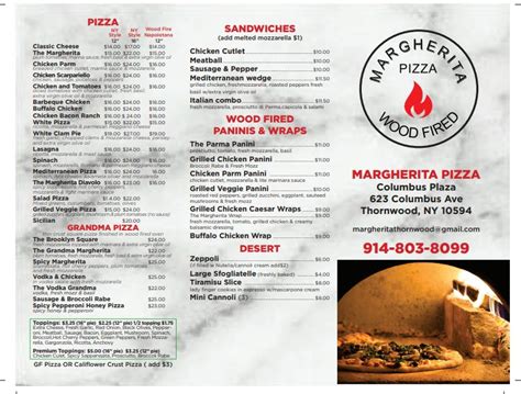 Margherita Pizza Menu: Thornwood, NY Pizza Delivery - Order for Pickup | Slice