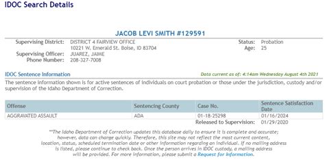 Idaho Inmate Search – Idaho Department of Correction Offender Lookup