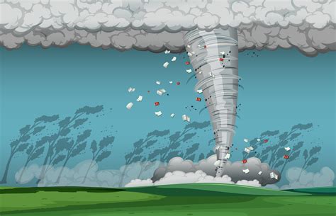 A cyclone in nature 294549 Vector Art at Vecteezy